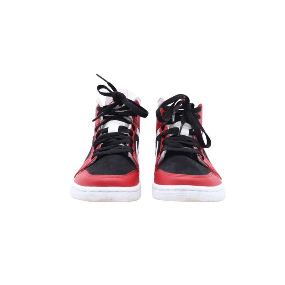Pre Loved Nike Vintage Air Jordan 1 Mid Bred Basketball Shoe Women Low Top - Picture 2 of 6